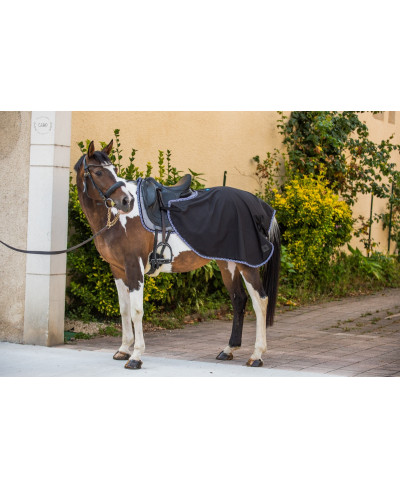 Couvre-reins softshell noir